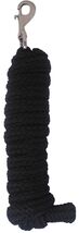 8' Round Braided Nylon 3/4" Lead Rope Black Nickel Plated 605SE03 - $14.99
