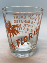 FLORIDA RX for Pain by Dr. I&#39;m Stoned Shot Glass Bar Shooter Souvenir - £4.68 GBP