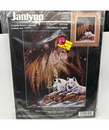 Janlynn Northern Lights Counted Cross Stitch Kit With Cotton Floss &amp; Aid... - $352.20 MXN