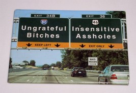 Ephemera Magnet Vintage 2001 Retro Made In U.S.A. &quot;Sign Language&quot; PG Rat... - $9.99