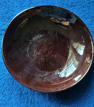 Vintage Unbranded Brown Dinner Bowl Collectible Decorative Nice Change - $14.99