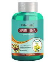 Patanjali Spirulina Capsules with Amla 60 Tablets - $14.53