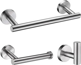 Nolimas 3-Pieces Set Brushed Nickel Bathroom Hardware Sus304 Stainless S... - €30,38 EUR