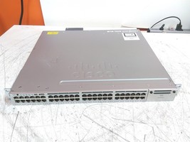 Cisco Catalyst WS-C3850-48F-E 48 Port PoE+ Gigabit Ethernet Switch w/ 1x PSU  - £96.92 GBP