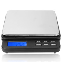 Weighing Scale 1000G/0.01G High Precision Digital Mini Scale For, Etc. (Black). - £30.64 GBP