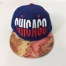 Chicago IL Red White Embroidered Colorful Brim Baseball Cap Ball Hat Sna... - £13.44 GBP