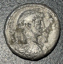125-126 AD (RY 1) Roman Egypt Hadrian BI Tetradrachm Elpis Standing Ancient Coin - £97.88 GBP