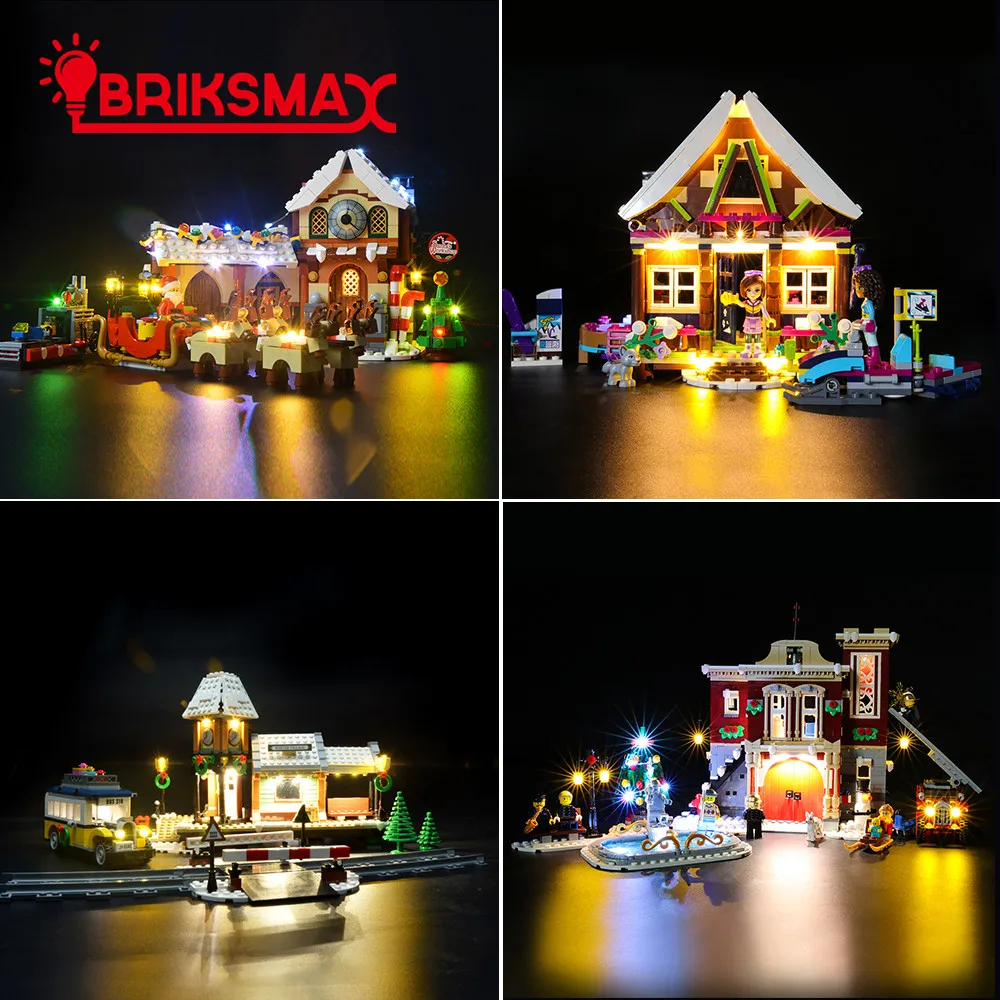 BriksMax Led Light Up Kit For Christmas Series Compatible With - £28.72 GBP+