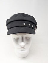Women&#39;s Beret Black Star Hat Fiddler Sailor British Retro Fashion Hot To... - $11.88