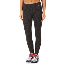 Leggings Fitness Yoga Baddah Donna Nero Jet Melange NWT - $36.92