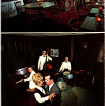 c1960s Vintage Chart Room Lounge Newark Del Unposted Panorama Chrome Postcard - $24.95