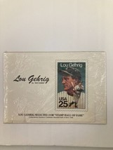The &#39;Iron Horse&#39; Lou Gehrig Selected for &quot;Stamp Hall of Fame&quot; - £7.53 GBP