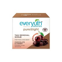 Everyuth Naturals Pure &amp; Light Tan Removal Choco Cherry Scrub, 50gm - £11.66 GBP