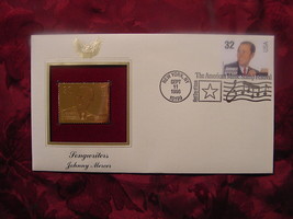 Rare Gold Replica First Day Cover Songwriters Johnny Mercer September 11 1996 - £6.31 GBP