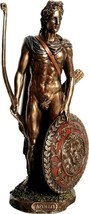 Ancient Greek God of music Apollo Cold Cast Bronze statue 30cm /11.8in. - £108.18 GBP