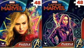 Marvel Captain Marvel - 48 Pieces Jigsaw Puzzle - v1 (Set of 2) - $15.83