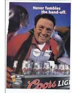 1998 Coors Beer Print Ad Vintage football 8.5&quot; x 11&quot; - €17,21 EUR