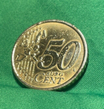 Rare Coin 50 Euro Cent 2002 Italy Excellent Condition! - $64.17