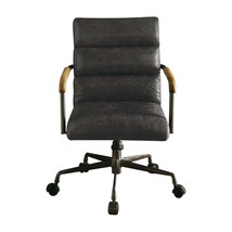 ACME Harith Office Chair in Antique Slate Top Grain Leather - £465.86 GBP
