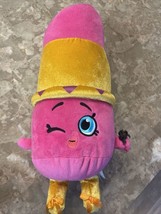 Shopkins 7in.  Lippy Lips Plush Soft Toy - Talking Tested Works - £9.55 GBP