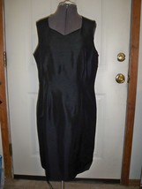 Worthington Black Silk Evening Dress Womens Ladies Size 12 New - £23.69 GBP