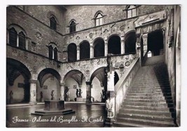 Italy Postcard Florence Palais du Barigel Constable Chief&#39;s Palace Court - $2.16