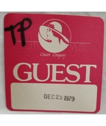 TOM PETTY - VINTAGE DEC. 29 1979 ORIGINAL CLOTH CONCERT TOUR BACKSTAGE PASS - $372.81 MXN