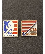 Olympic Pin SET Of 2 USA United States Field Hockey - £7.93 GBP