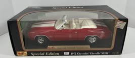 Maisto Special Edition 1972 Chevy Chevelle SS 454 Convertible 1:18 Diecast  - £19.56 GBP