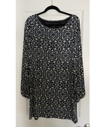 Laundry by Shelli Segal Casual Dress Size 10 Blue White - £23.98 GBP