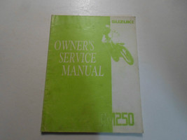 1991 Suzuki RM 250 RM250 Proprietari Servizio Negozio Riparazione Manual Factory - $74.94