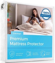 Waterproof, Smooth Top Premium Full Mattress Protector From Linenspa. Br... - $32.93