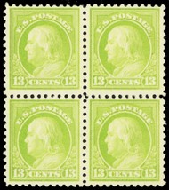 513, Mint F/VF NH 13¢ Franklin Block of Four Stamps - Stuart Katz - £31.42 GBP