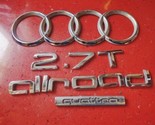 01-05 Audi Allroad All Road 2.7T Rear Chrome Emblem Badge Nameplate 2001... - $22.49