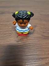 Fisher Price Little People 1998 African American Girl Abc Surprise School - £3.98 GBP
