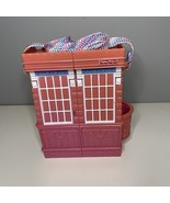 Vintage Fisher Price Take And Carry Bedroom Pink Sun Faded, Missing One ... - $24.18
