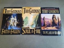 Terry Goodkind Book Lot Of 3 HC And first Editions - £12.34 GBP