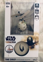 Star Wars The Mandalorian Baby Yoda The Child Sculpted Head UFO Helicopter - £15.65 GBP