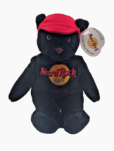 Vintage Hard Rock Cafe London (Charlie Beara) 9&quot; Stuffed Plush Teddy Bear w/Tags - £3.91 GBP