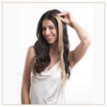 Hair Originals Clip in Hair Streaks 100% Human Colored Hair Extensions - £18.62 GBP+