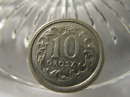 (FC-619) 2000 Poland: 10 Groszy { partial double rim } - £2.35 GBP