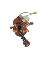 Western Rodeo Cowboy Sheriff Karaoke Guitar Figure Christmas Ornament - $314.03 MXN