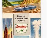 Sinclair Oil Company Toll Road System Map IL IN OH PA NY NJ New England ... - £10.85 GBP