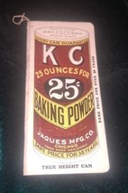 Vintage 1938 KC Baking Powder Advertising Notebook Jaques Mfg Co Chicago - £13.96 GBP