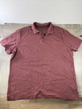 Banana Republic Shirt Mens XXL Purple Short Sleeve Polo - £9.65 GBP