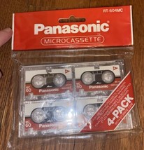 Panasonic Micro Cassette RT-604MC Tapes 4-Pack New Old Stock - £11.95 GBP