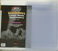 Case of 200 BCW Golden Comic Book Topload Holder Toploaders New - £196.68 GBP