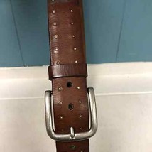 Fossil leather brown belt size 34 - 1.5” width - £24.91 GBP