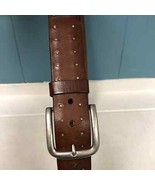 Fossil leather brown belt size 34 - 1.5” width - $43.32 CAD