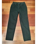 Vintage 80s 90s Faded Glory Womens Jeans 10 Short Black High Rise Mom Je... - £12.94 GBP